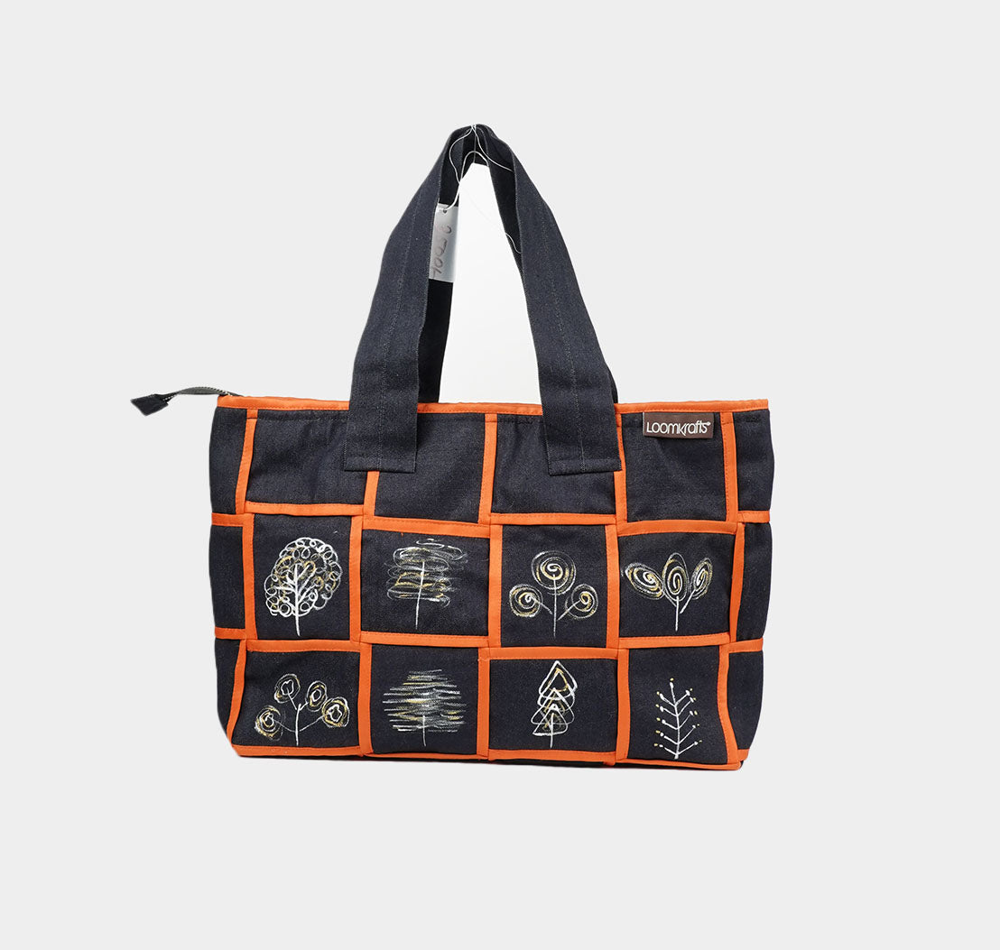 Orange Burst Tote Bag