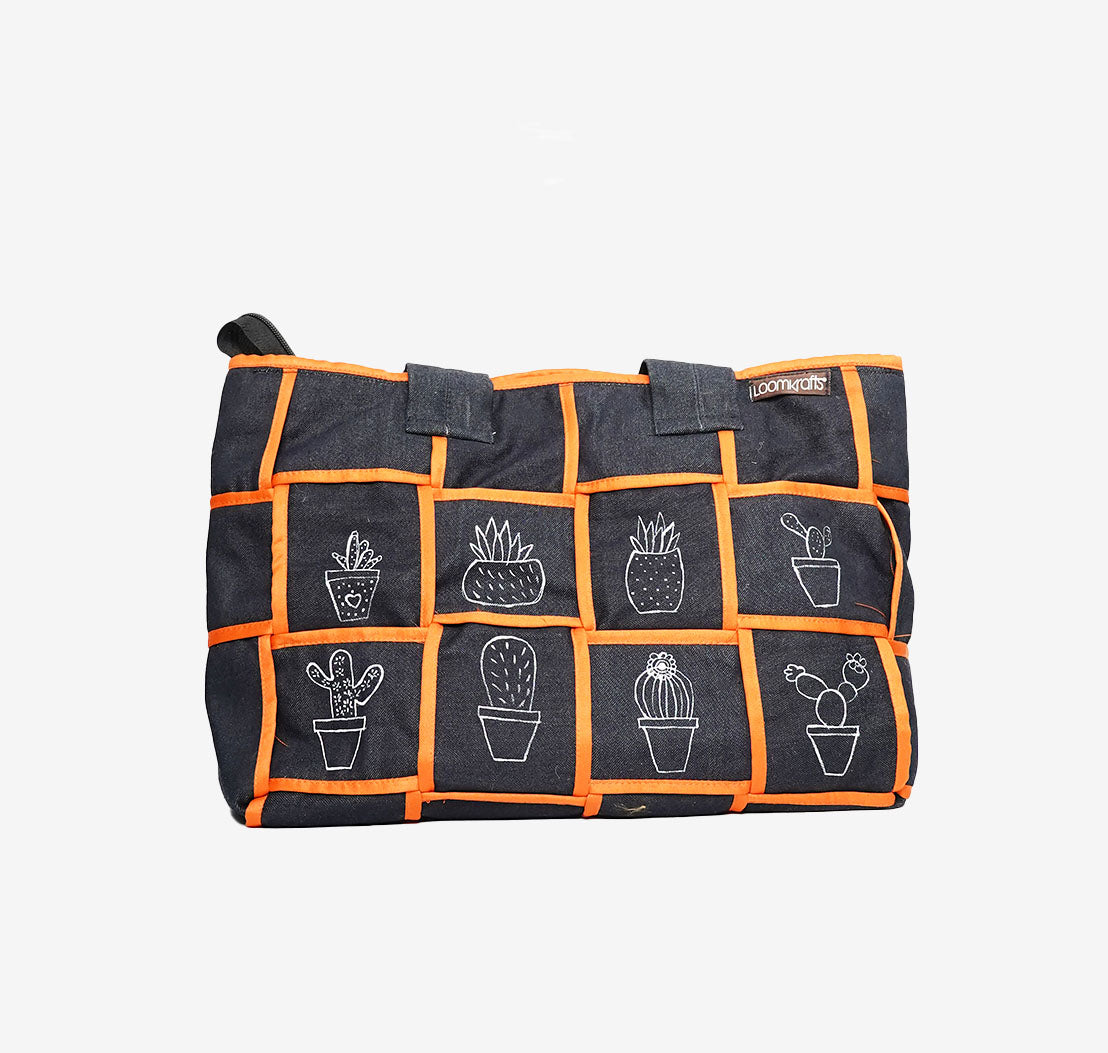 Orange Burst Tote Bag