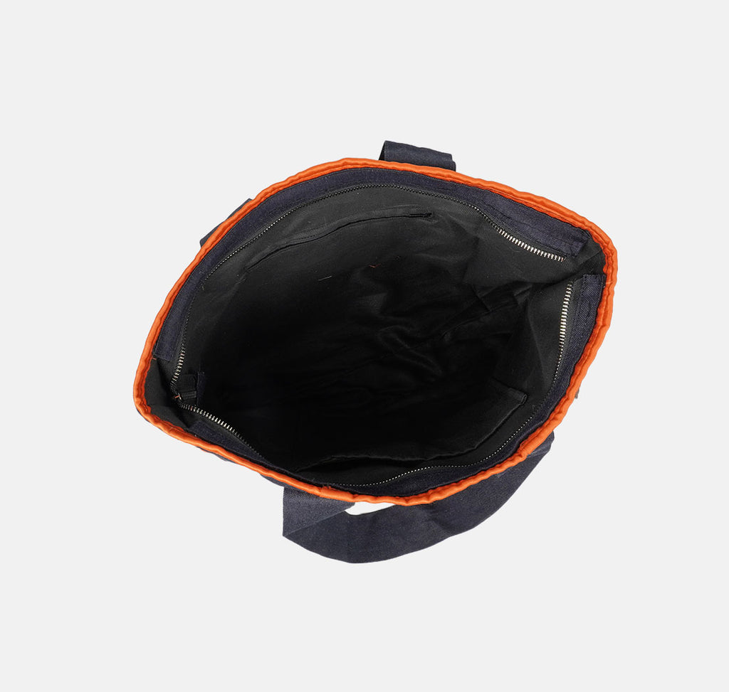 Orange Burst Tote Bag