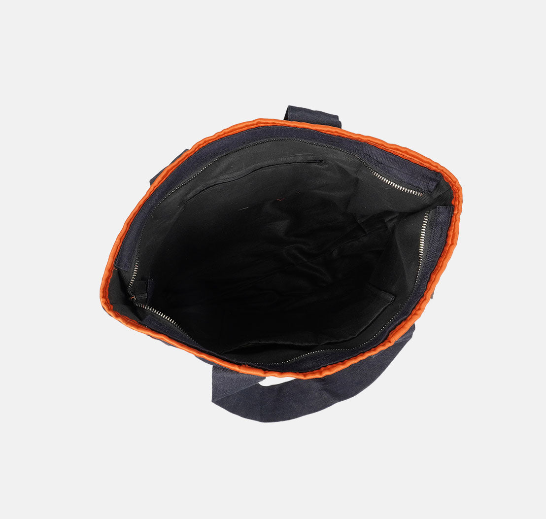 Orange Burst Tote Bag