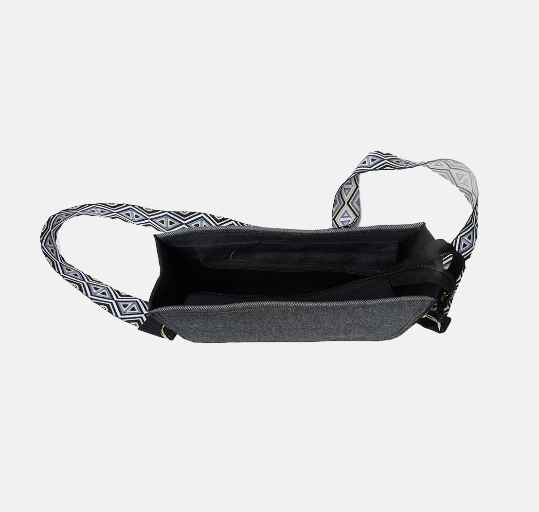 Denim Drift Sling Bag