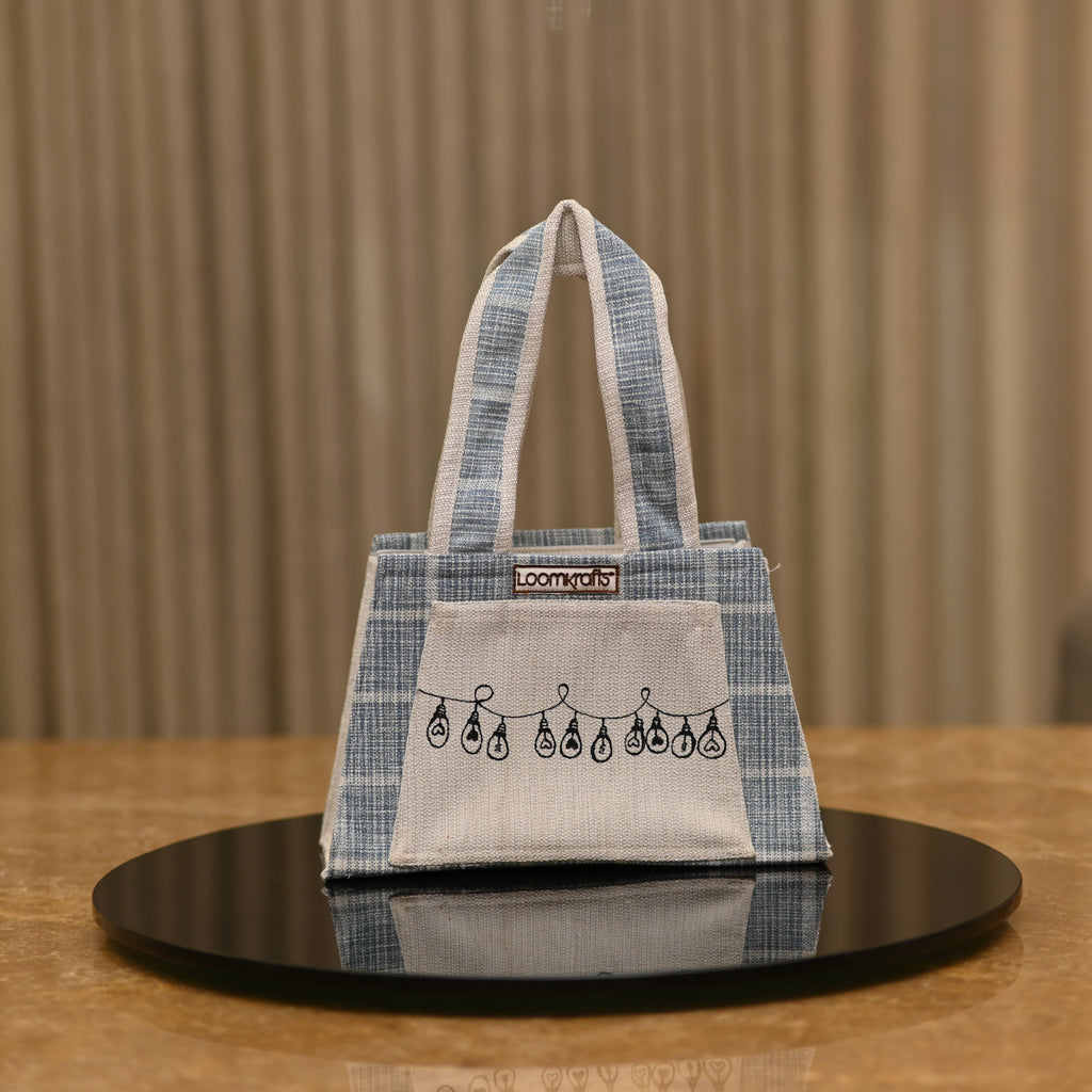 Blue Aura Handbag