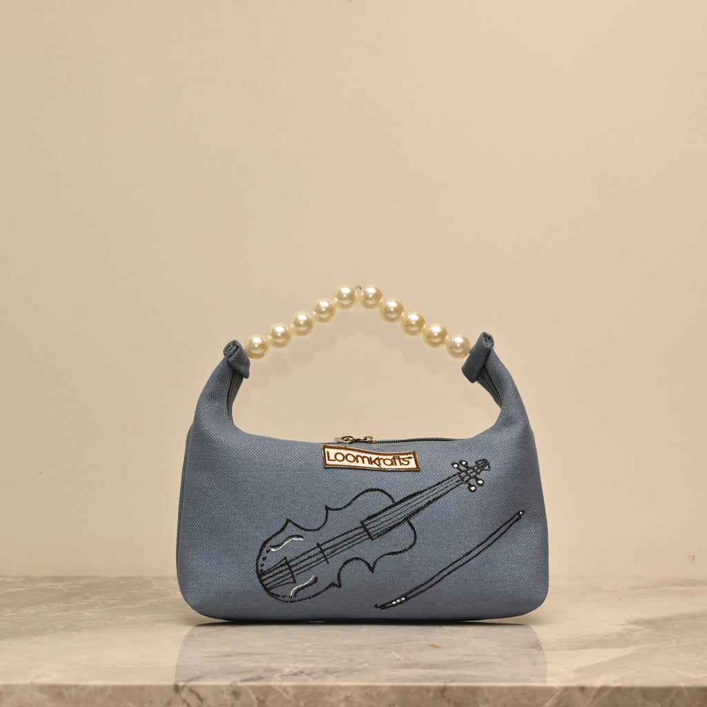 Cream Pearl Designer Bag