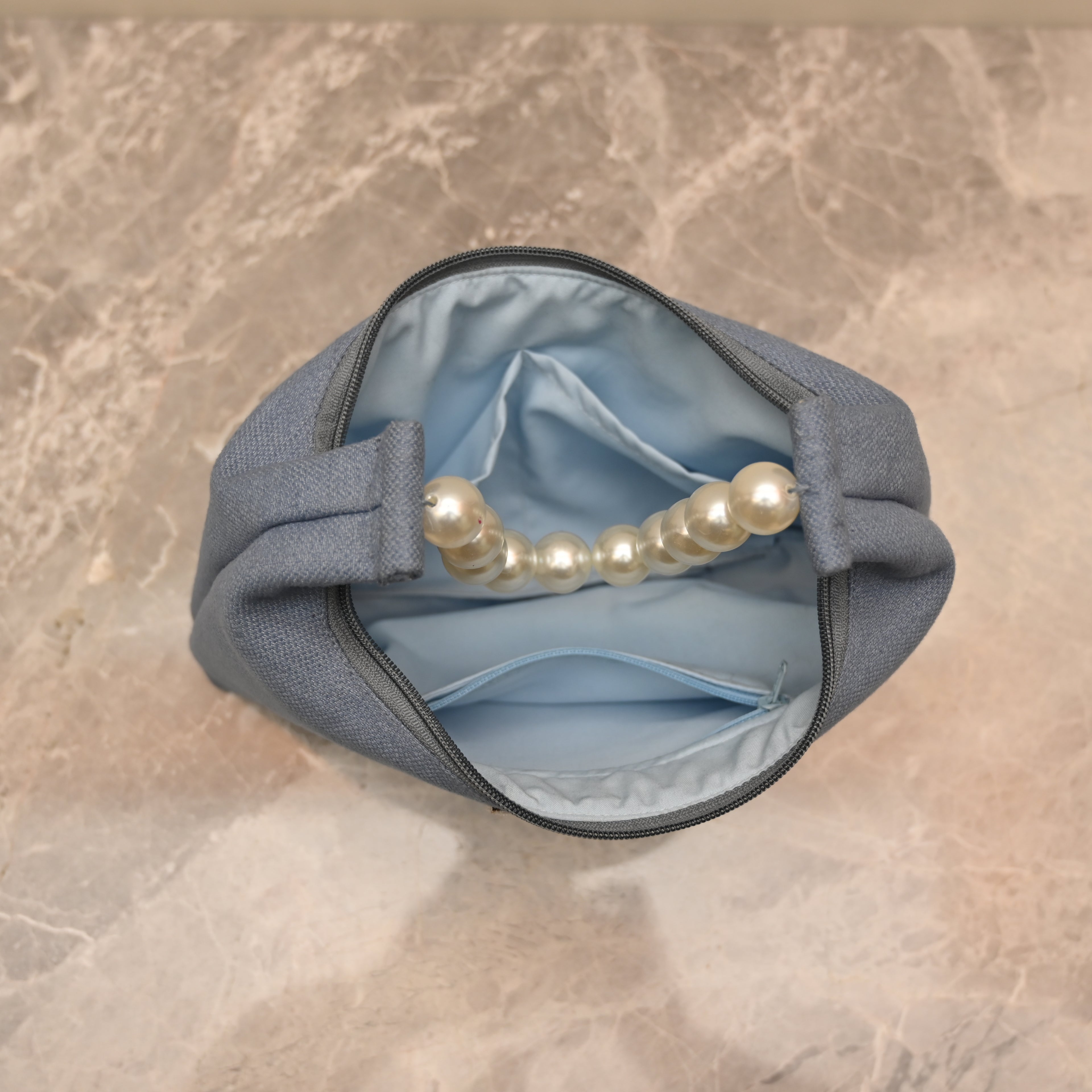 Cream Pearl Designer Bag