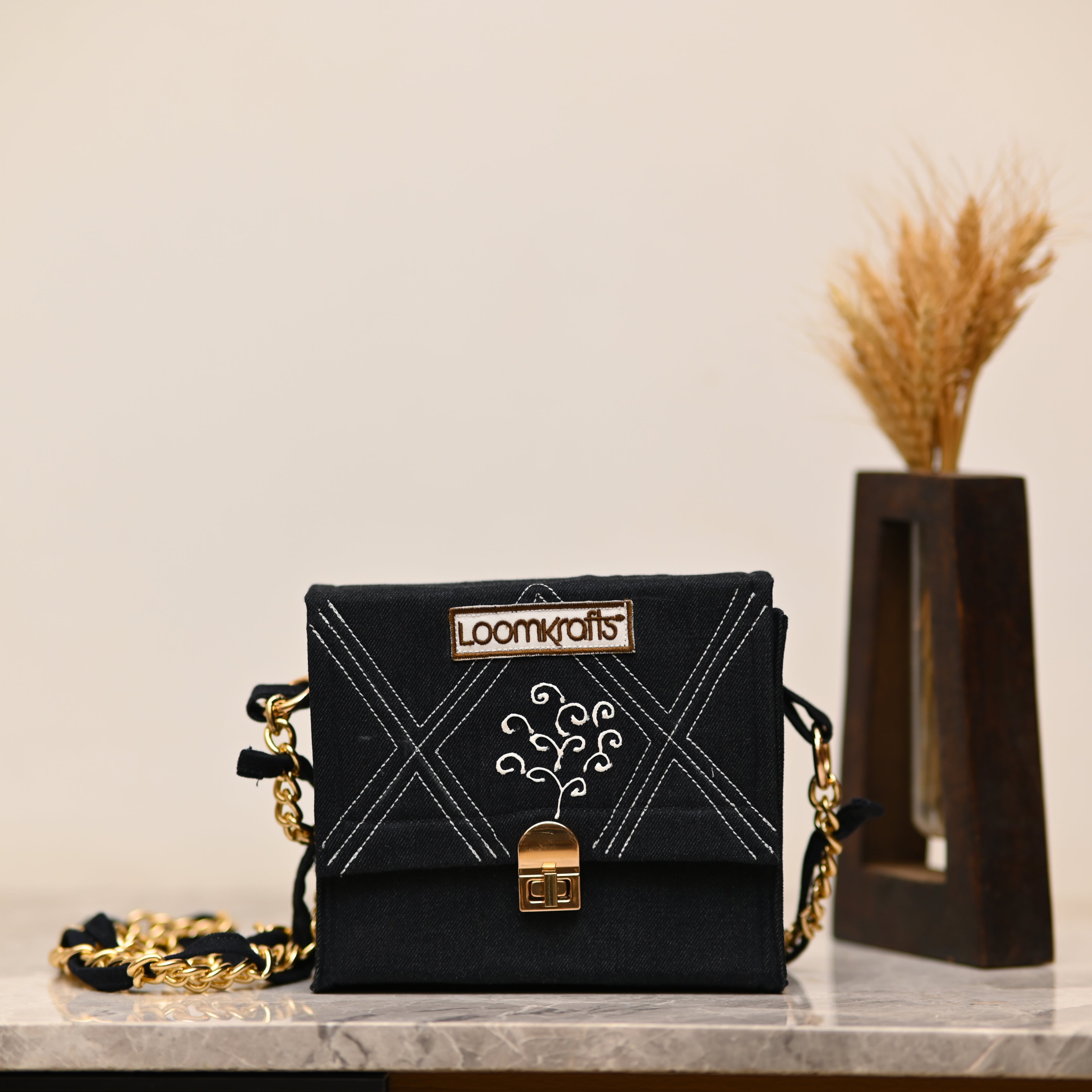 Loom Luxe Golden Chain Sling