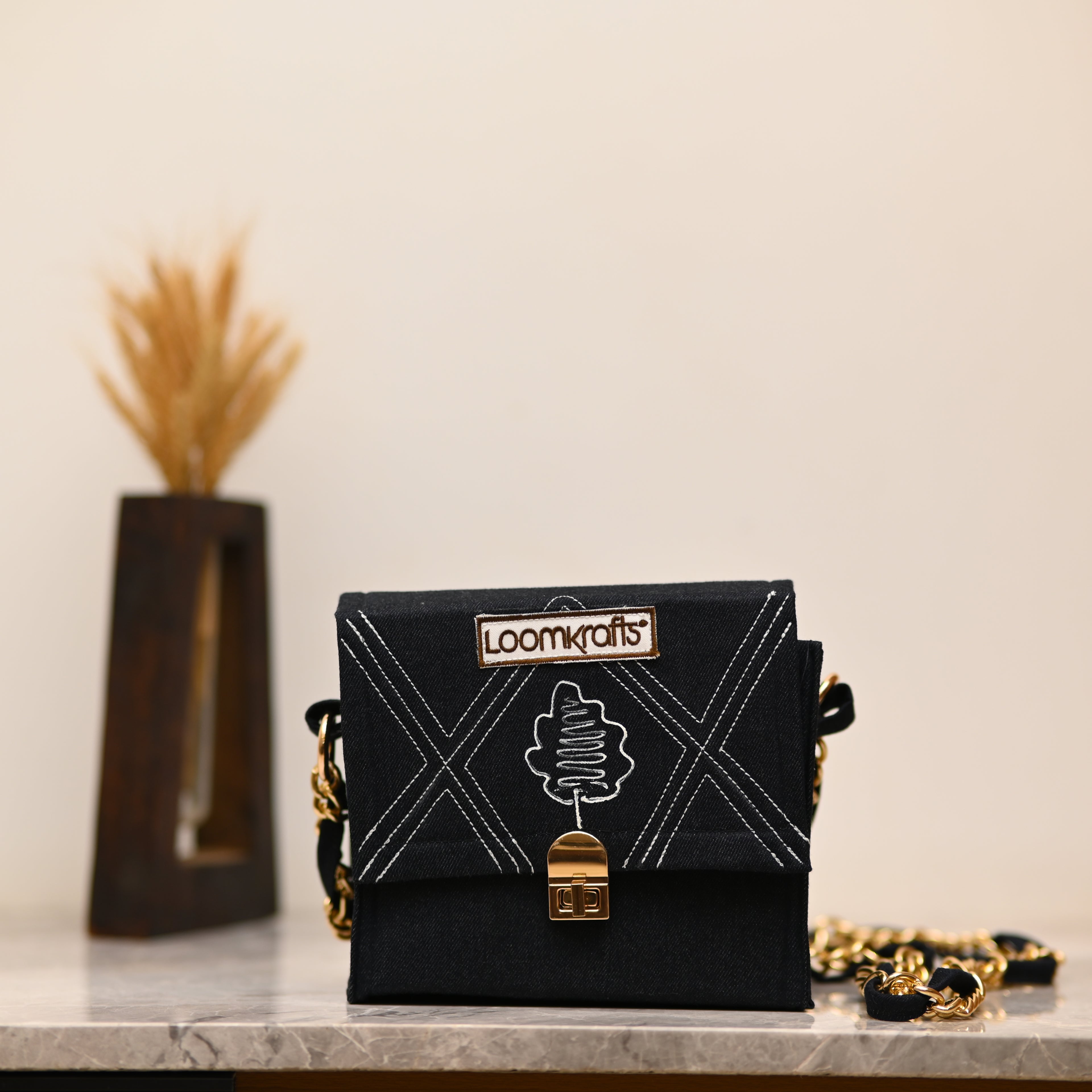 Loom Luxe Golden Chain Sling