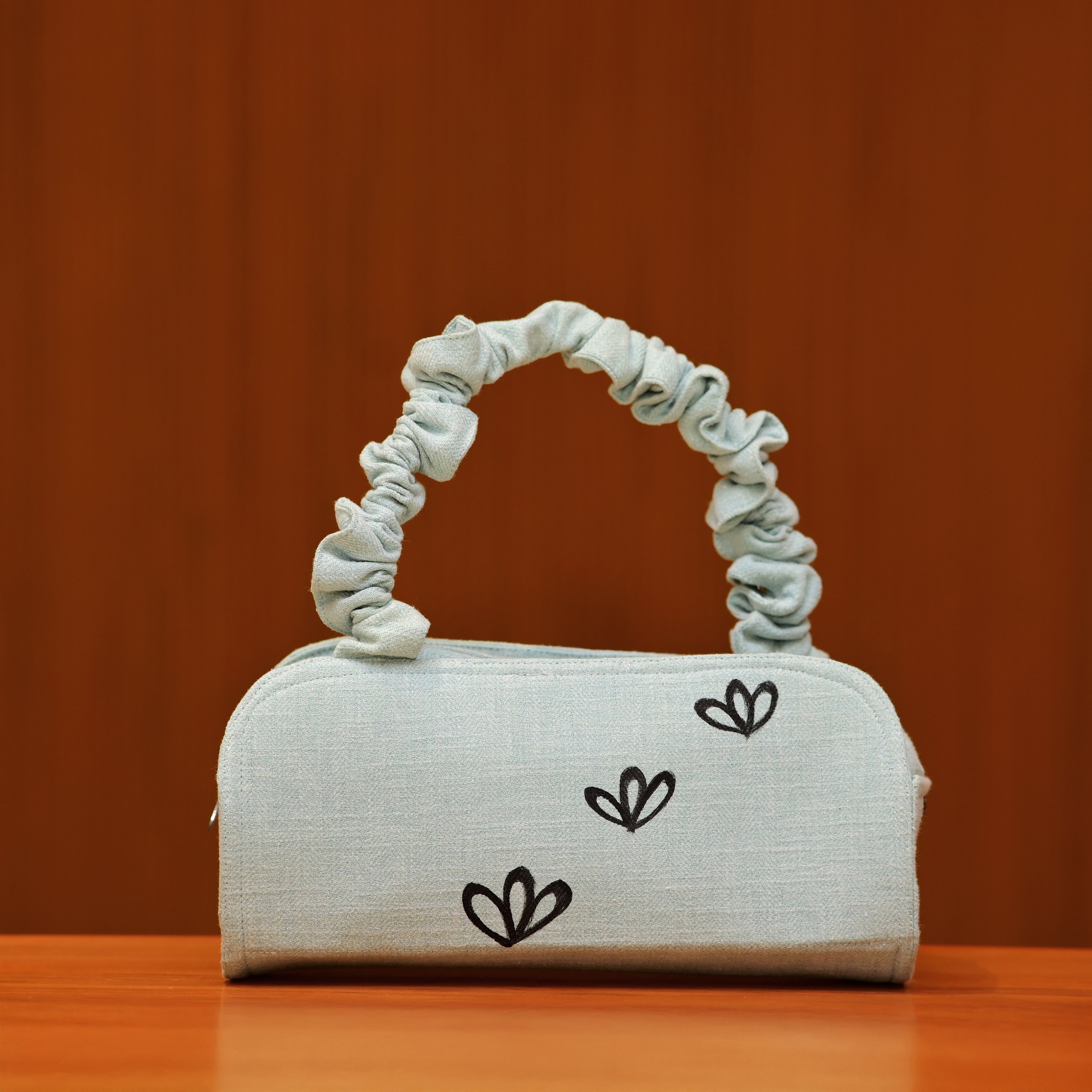 Cream handbag