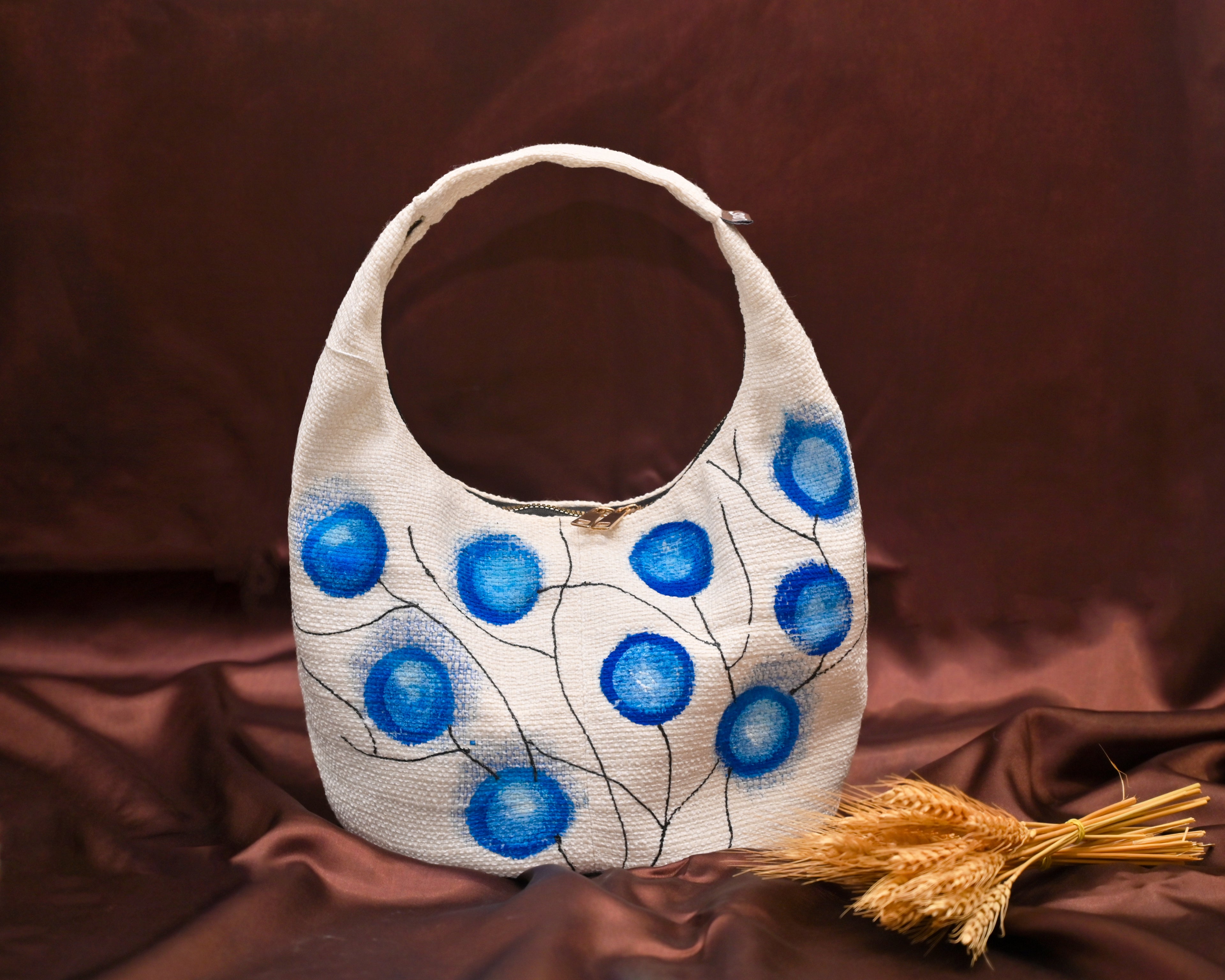 Forest Mist Round Box Designer Bag