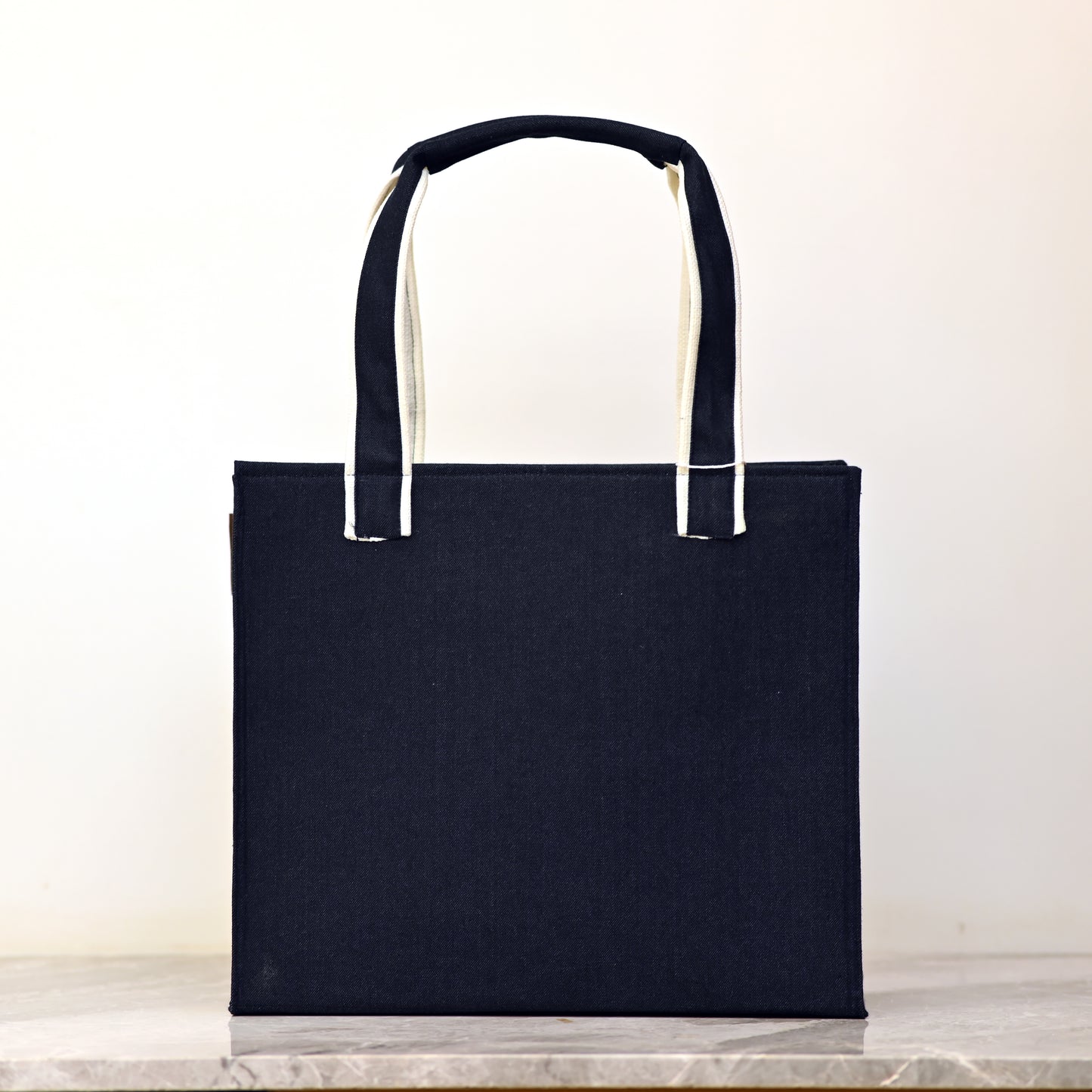 Denim Box tote bag