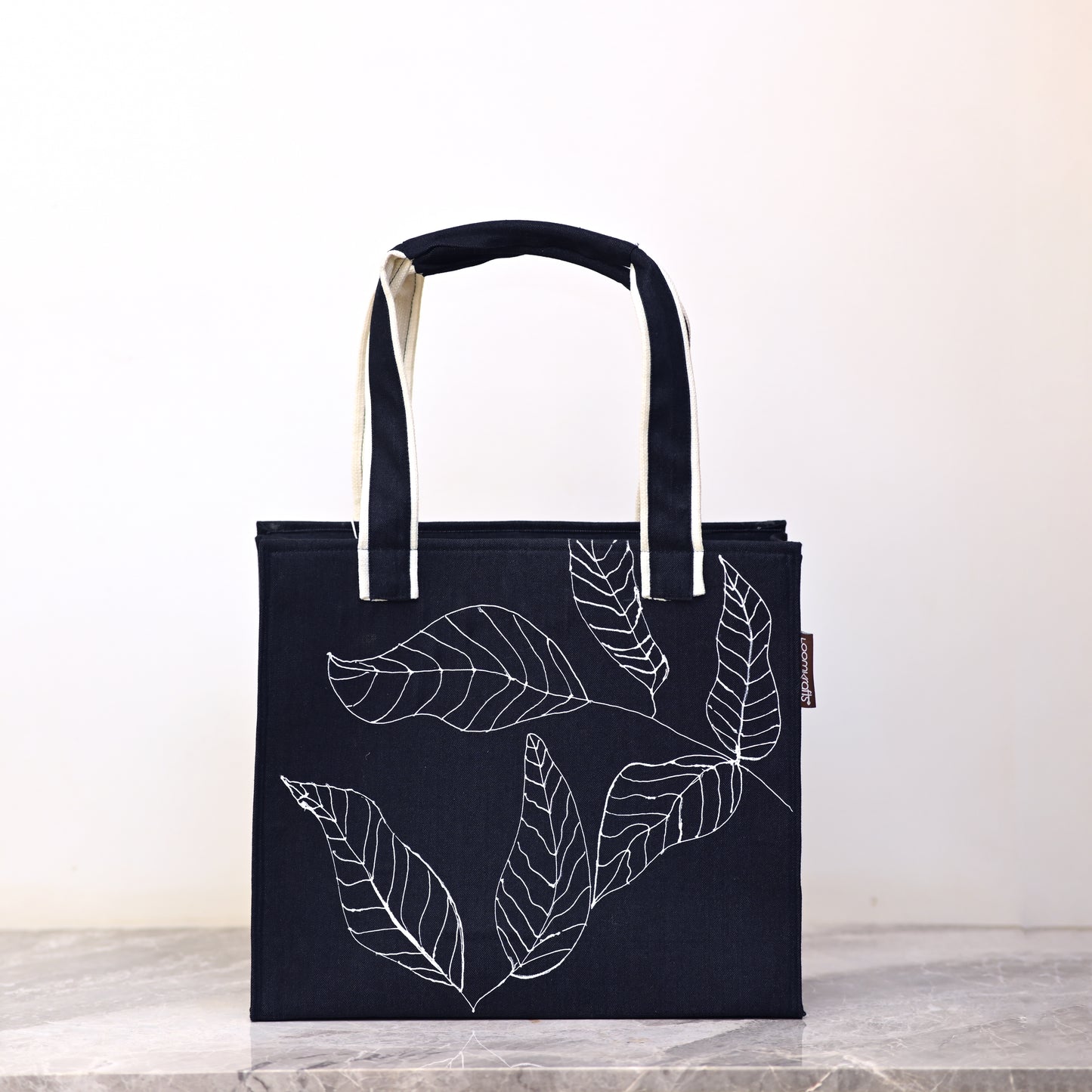 Denim Box tote bag