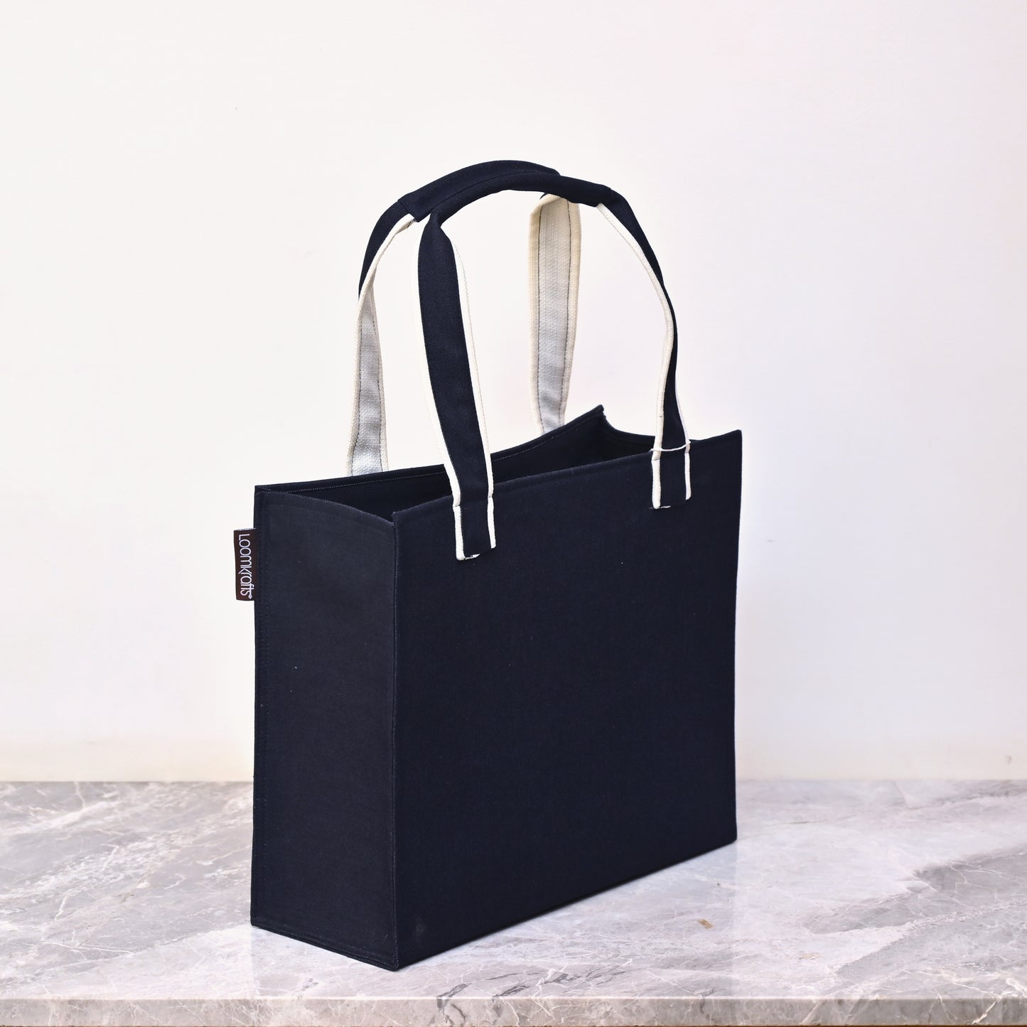 Denim Box tote bag