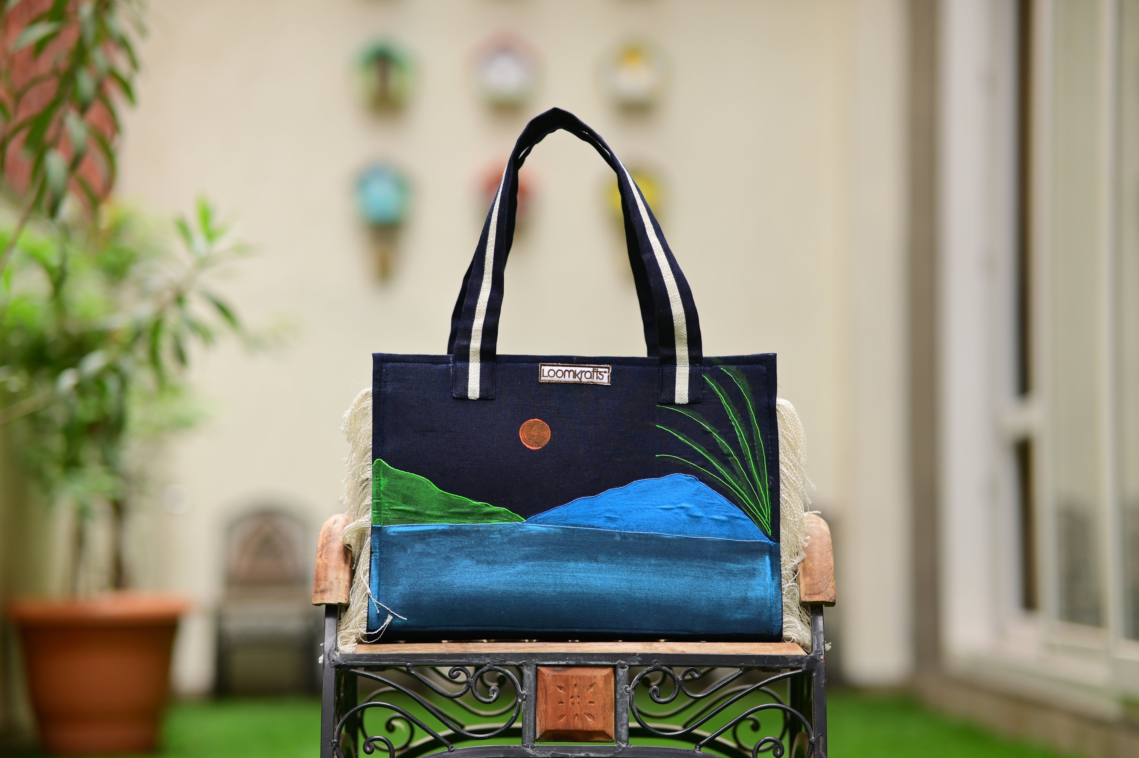 Neon Nature tote