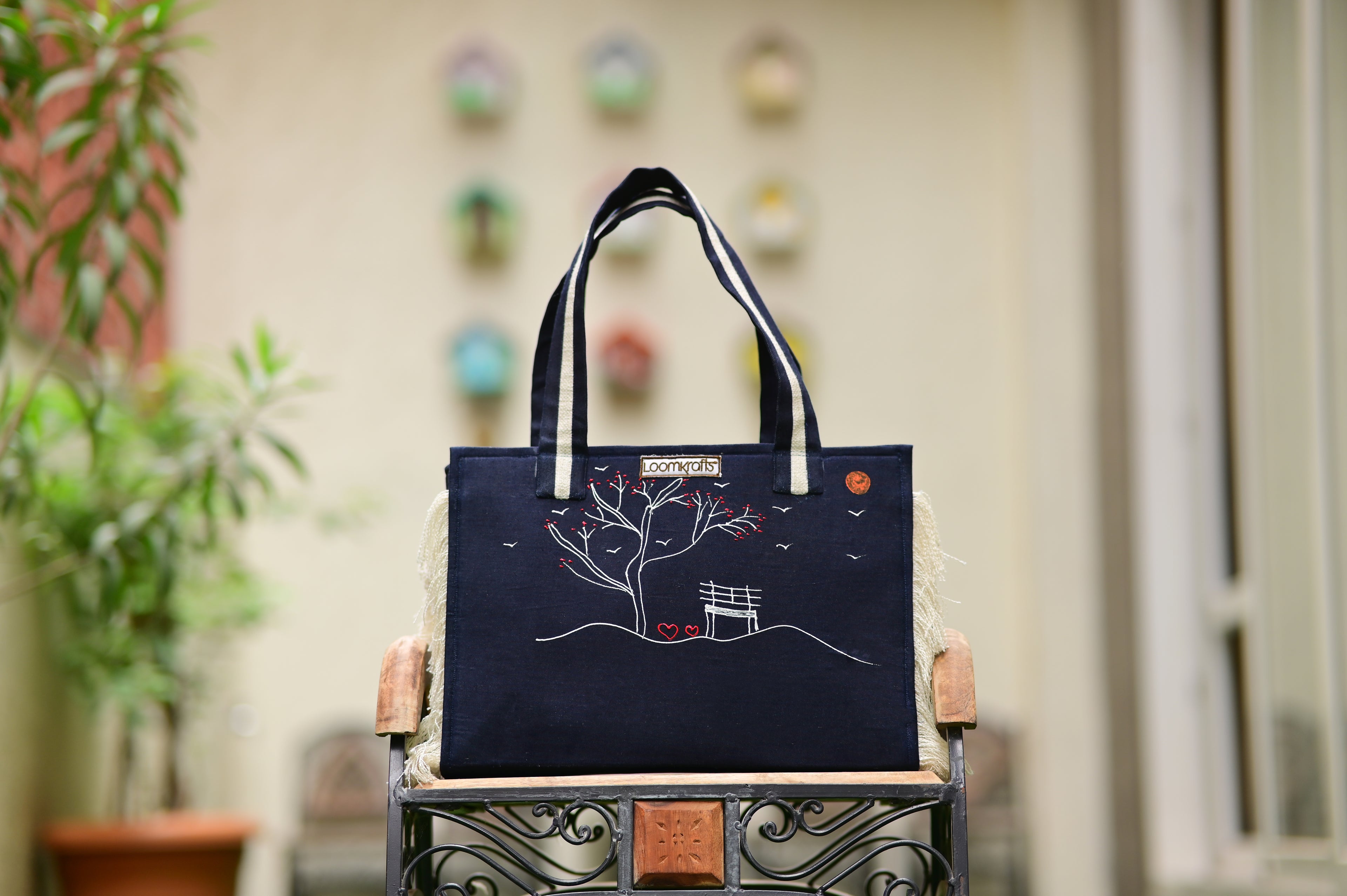 Black Bag with Landscape