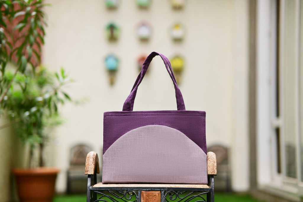 Purple Garden Tote