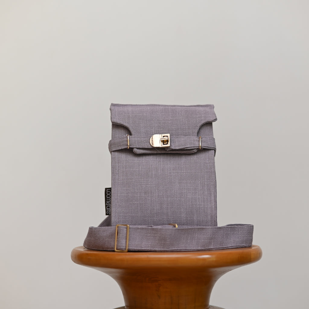 Buckle sling crossbody Bag - Men