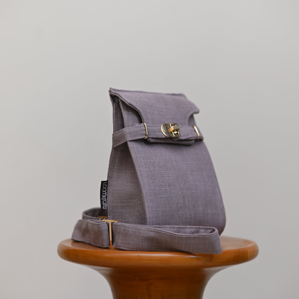 Buckle sling crossbody Bag - Men
