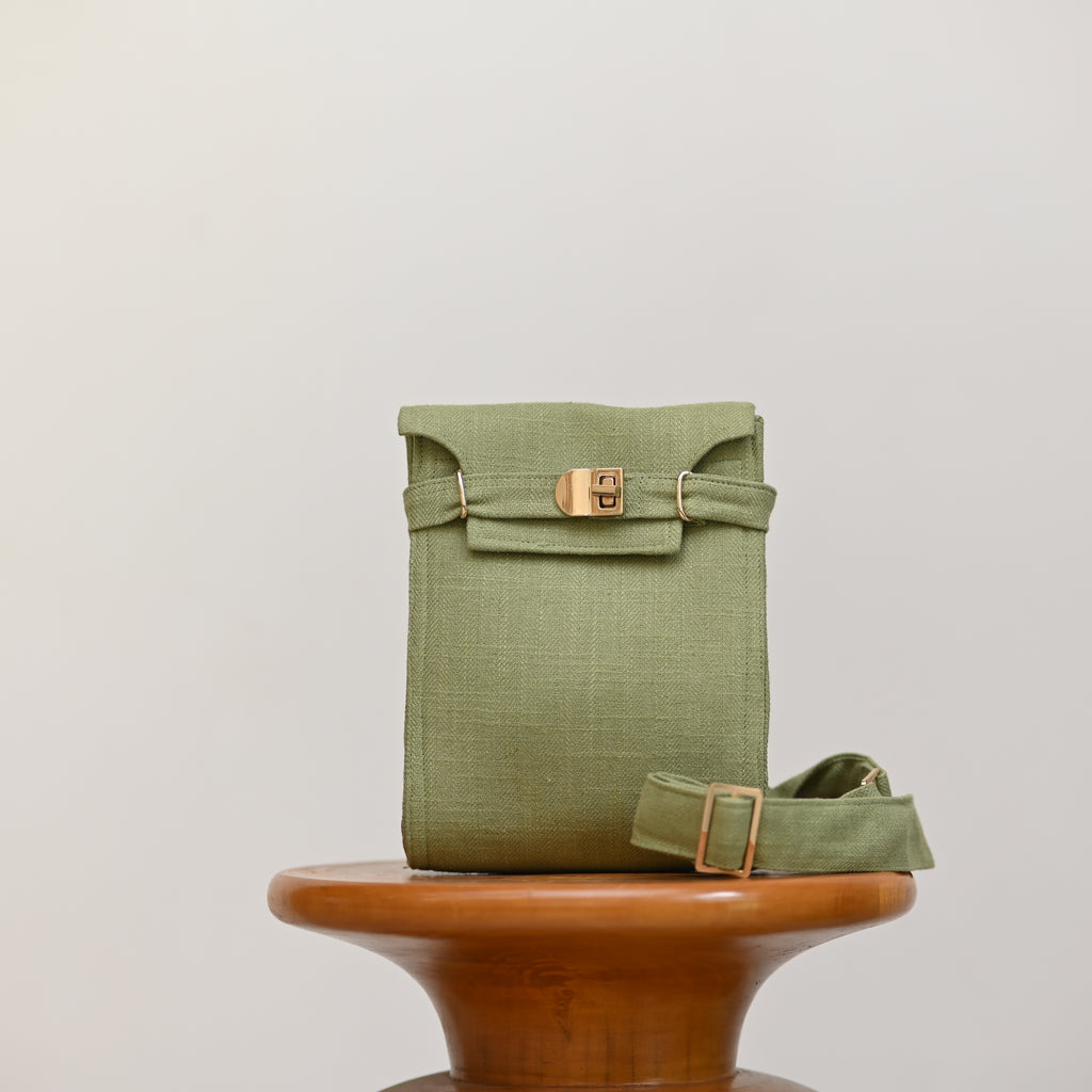 Buckle sling crossbody Bag - Men